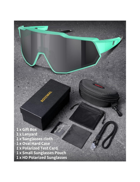 Gafas de sol deportivas Rosemal 7259 UV400 polarizadas
