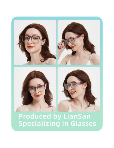 Gafas de Seguridad LianSan Antivaho para Lentes Graduadas