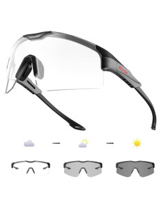 Gafas de Ciclismo Fotoquímicas KAPVOE UV400 Ajustables