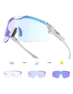 Gafas de Ciclismo KAPVOE Fotoquímicas UV400 Ajustables