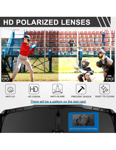 Gafas de Sol X-TIGER Polarizadas UV400 para Deportes