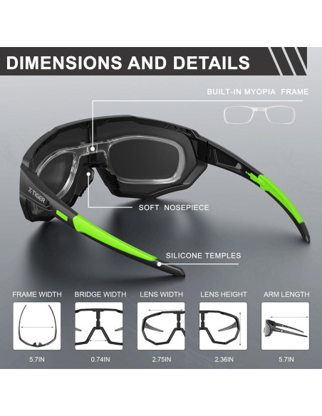Gafas de Sol X-TIGER Polarizadas UV400 para Deportes Gafas de Sol X-TIGER Polarizadas UV400 para Deportes