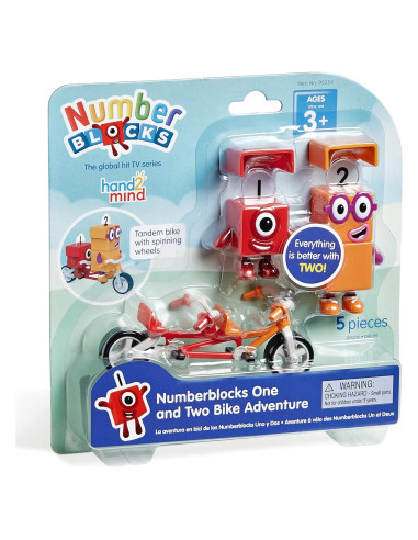 Aventura en Bicicleta Numberblocks Uno y Dos - Juguete Educativo