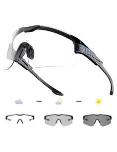 Gafas de Ciclismo KAPVOE Fotoquímicas UV400 Ajustables