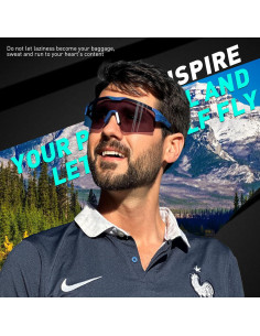 Gafas de Ciclismo KAPVOE Fotoquímicas UV400 Ajustables 2