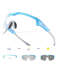 Gafas de Ciclismo KAPVOE Fotoquímicas UV400 Ajustables