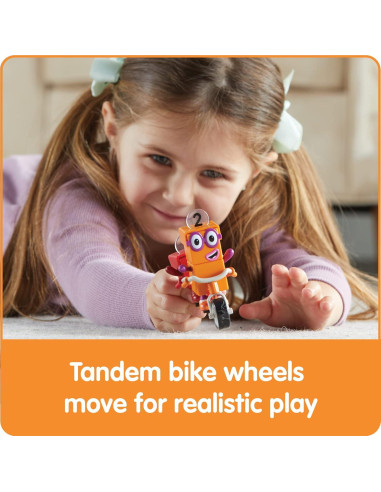 Aventura en Bicicleta Numberblocks Uno y Dos - Juguete Educativo