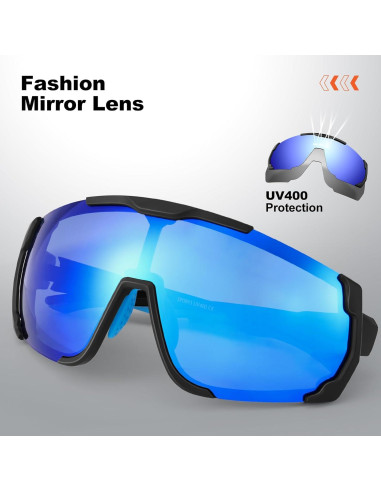Gafas de sol Odoland UV400 polarizadas para ciclismo y running