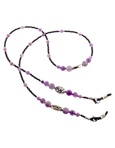 Cadena de Gafas Elegante con Perlas y Charm - 69.85 cm