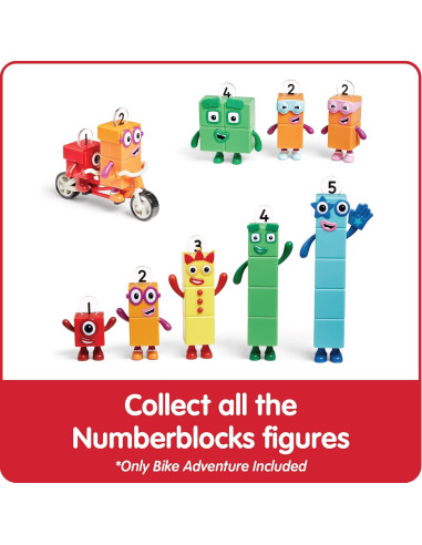 Aventura en Bicicleta Numberblocks Uno y Dos - Juguete Educativo