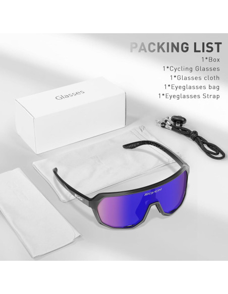 Gafas de Ciclismo SCVCN DZ-S63 Polarizadas UV400