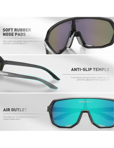 Gafas de Ciclismo SCVCN DZ-S63 Polarizadas UV400