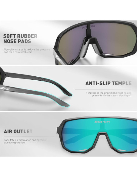 Gafas de Ciclismo SCVCN DZ-S63 Polarizadas UV400