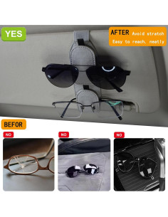 Soporte Magnético para Gafas de Sol ACIOOCO Gris 2