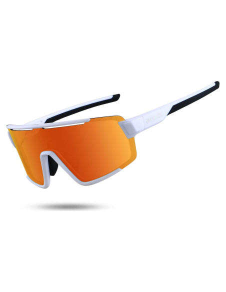 Gafas de Ciclismo EKOZACK Ec01 Naranja Espejado UV400