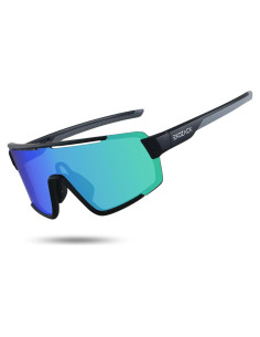 Gafas de Ciclismo EKOZACK Ec01 Verde Espejado UV400