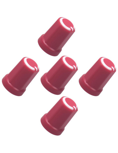 20 Perillas de Control Plástico DIKAVS 6mm para Guitarra