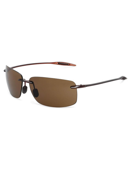 Gafas de sol JULI Polarizadas Unisex C6 Marrón Modelo MJ8009