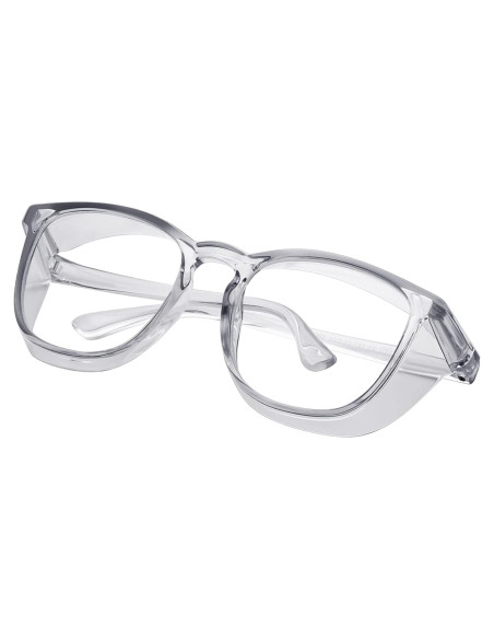 Gafas de Seguridad Konqkin A13 Grises Anti-Niebla y Luz Azul