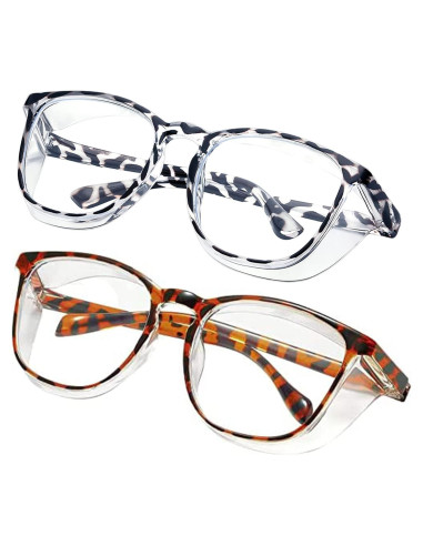 Gafas de Seguridad Konqkin Anti-Niebla y Anti-Luz Azul