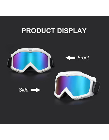 Gafas de motocross Immoono 2 paquetes con protección UV