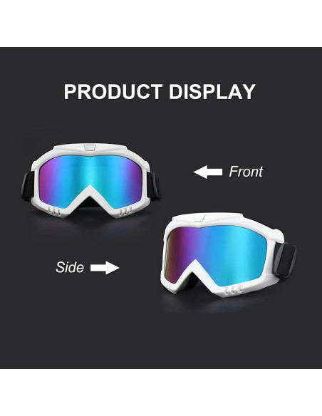 Gafas de motocross Immoono 2 paquetes con protección UV