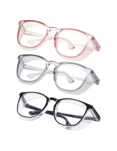 Gafas de Seguridad Konqkin Anti-Niebla y Luz Azul