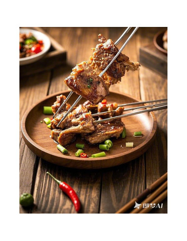 Tenedor de Carving Kakamono 33 cm Acero Inoxidable BBQ