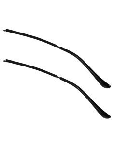FAVOMOTO Kit de Reemplazo de Patas de Gafas Metálicas Negro