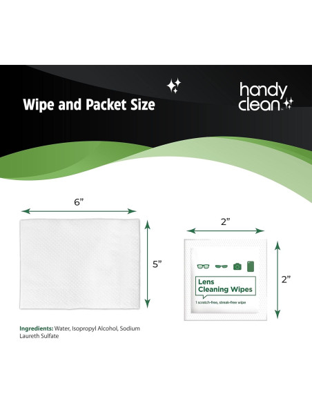 Toallitas de limpieza HandyClean 200 unidades 15x12 cm