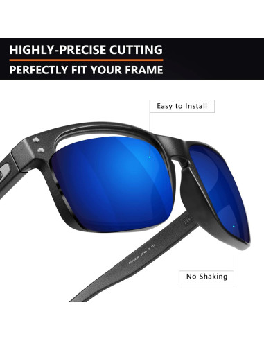 Lentes de Reemplazo Polarizados Alphax para Oakley Holbrook