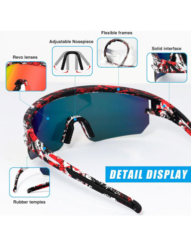 Gafas de ciclismo VEWOE modelo Ve-JH156 polarizadas UV400