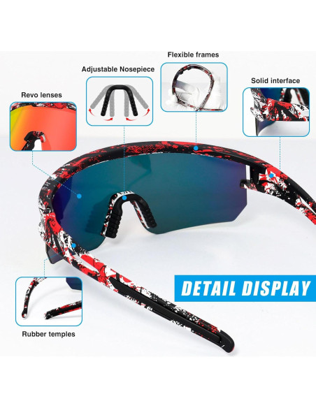 Gafas de ciclismo VEWOE modelo Ve-JH156 polarizadas UV400