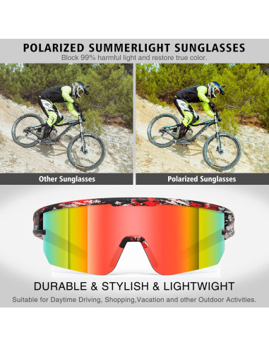 Gafas de ciclismo VEWOE modelo Ve-JH156 polarizadas UV400