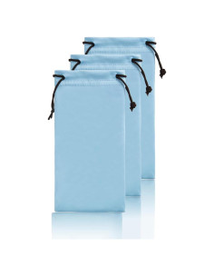 Bolsa de Gafas Triumph Vision 3 Pack Microfibra Azul