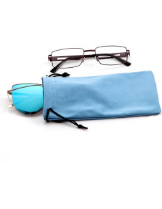 Bolsa de Gafas Triumph Vision 3 Pack Microfibra Azul 2
