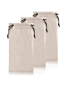 Bolsa de Gafas Triumph Vision Microfibra 3 Piezas Gris