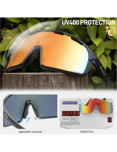Gafas de Ciclismo SCVCN DZ-S145 Polarizadas UV400