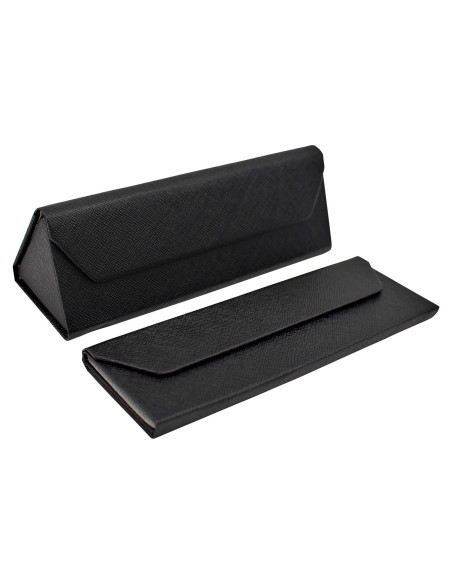 Estuche de Gafas Real Sic Negro Plegable 16x5.3cm Estuche de Gafas Real Sic Negro Plegable 16x5.3cm