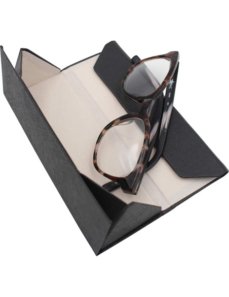 Estuche de Gafas Real Sic Negro Plegable 16x5.3cm Estuche de Gafas Real Sic Negro Plegable 16x5.3cm
