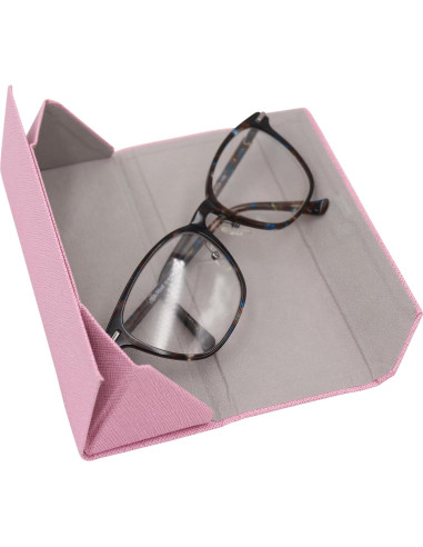 Estuche de Gafas Real Sic Rosa Duro Plegable 16x5.3cm