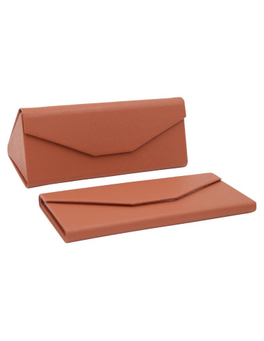 Estuche de Gafas Real Sic Plegable Magnético 16cm Marrón