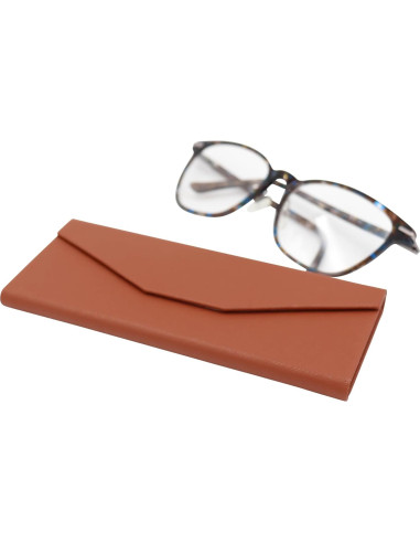 Estuche de Gafas Real Sic Plegable Magnético 16cm Marrón