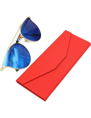 Estuche de Gafas Real Sic Rosa - Duro y Plegable 16x6.86cm