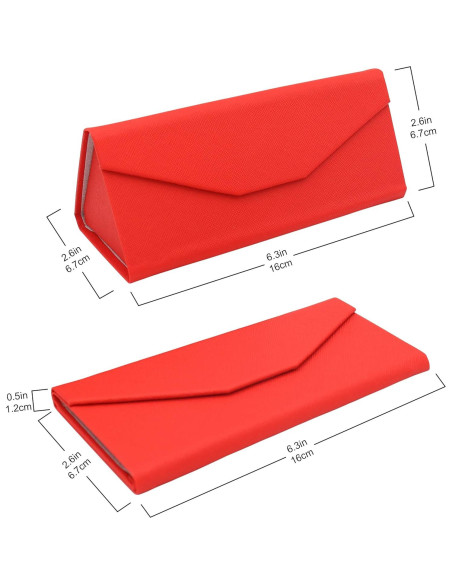 Estuche de Gafas Real Sic Rosa - Duro y Plegable 16x6.86cm Estuche de Gafas Real Sic Rosa - Duro y Plegable 16x6.86cm