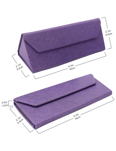 Estuche de Gafas Real Sic Púrpura 16x5cm Duro Plegable Estuche de Gafas Real Sic Púrpura 16x5cm Duro Plegable