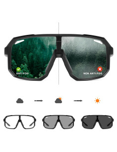Gafas de Ciclismo Fotoquímicas KAPVOE Antivaho Unisex