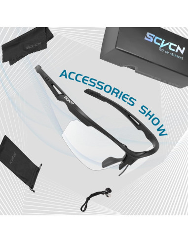 Gafas de sol fotocromáticas SCVCN UV400 para deportes