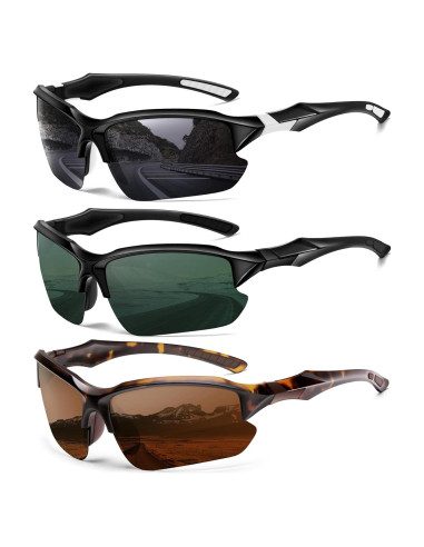 Gafas de sol deportivas DioKiw 3pack UV protección