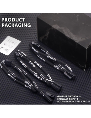 Gafas de sol deportivas DioKiw 3pack UV protección